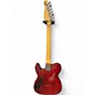 Used Luna Deco TLE Red Hollow Body Electric Guitar