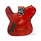 Used Luna Deco TLE Red Hollow Body Electric Guitar
