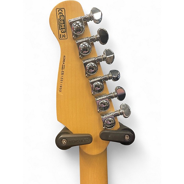 Used Luna Deco TLE Red Hollow Body Electric Guitar