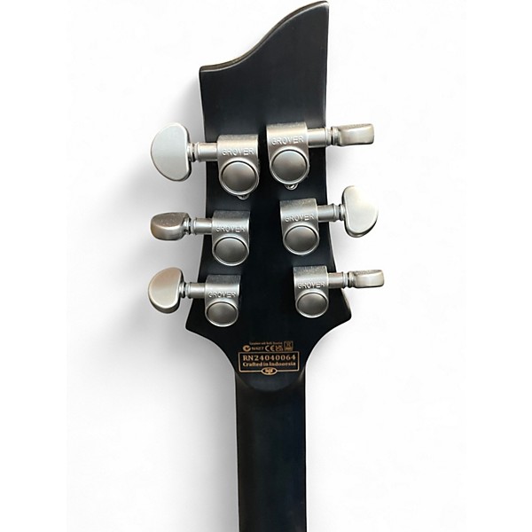 Used Schecter Guitar Research C1 Platinum Black Solid Body Electric Guitar