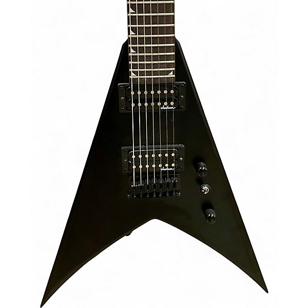 Used Jackson js22 7 King V Flat Black Solid Body Electric Guitar
