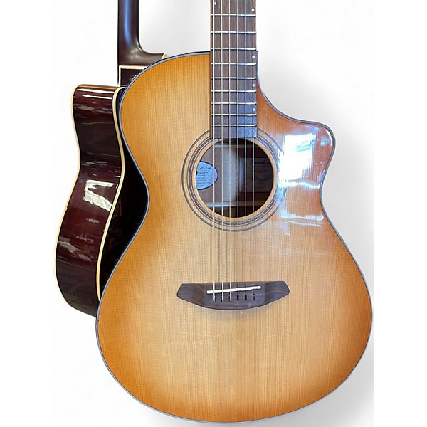 Used Breedlove SIGNATURE CONCERT COPPER CE Natural Acoustic Electric Guitar