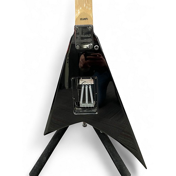 Used 1997 Jackson Rhoads V Black Solid Body Electric Guitar