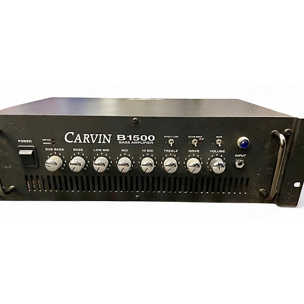 Used Carvin B1500 Tube Bass Amp Head