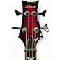 Used Schecter Guitar Research Stiletto Extreme 4 String Black Cherry Electric Bass Guitar