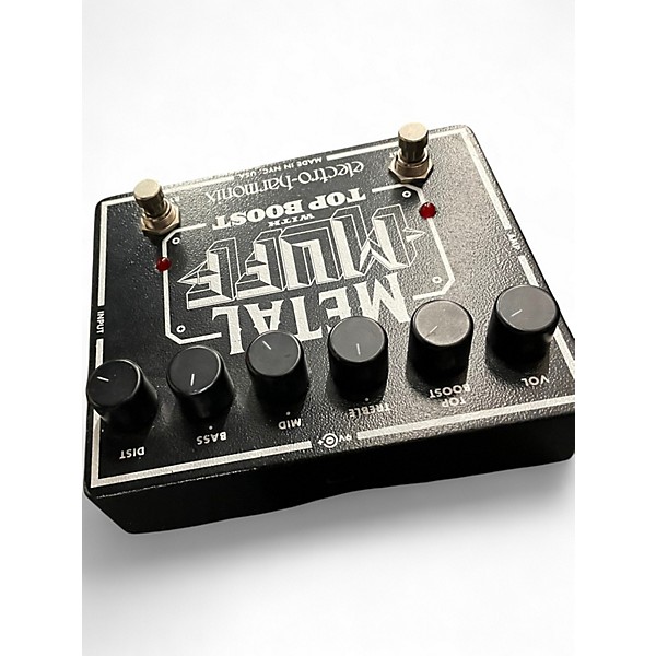 Used Electro-Harmonix Metal Muff Distortion With Top Boost Effect Pedal