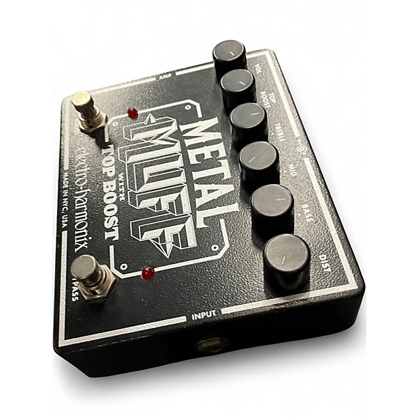 Used Electro-Harmonix Metal Muff Distortion With Top Boost Effect Pedal