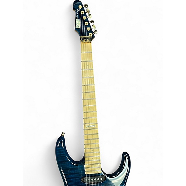 Used ESP THE MIRAGE Trans Blue Solid Body Electric Guitar