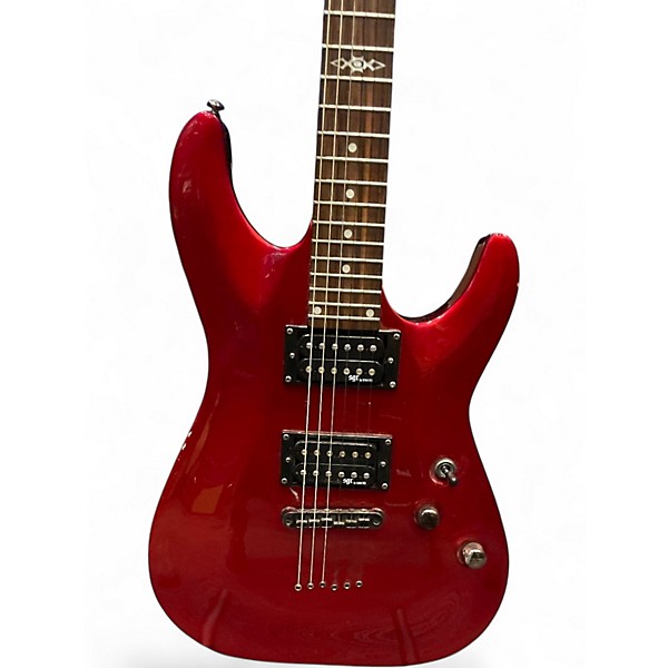 Used Sgr C-1 Candy Apple Red Solid Body Electric Guitar