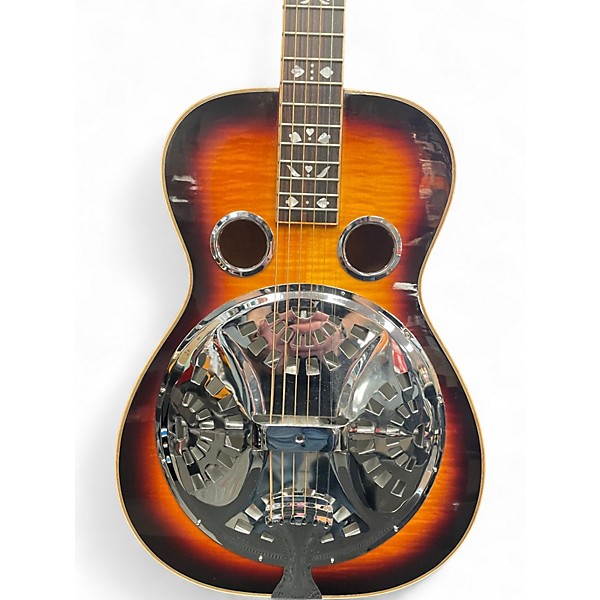 Used Gold Tone PBS-D Paul Beard Signature Series Squareneck Deluxe Resonato Tobacco Burst Resonator Guitar