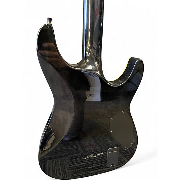 Used Schecter Guitar Research Hellraiser Special C1 Left Handed Trans Black Electric Guitar