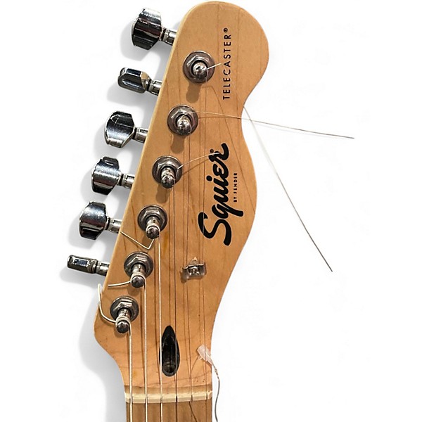 Used Squier Telecaster Butterscotch Blonde Solid Body Electric Guitar