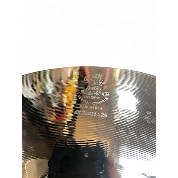 Used Zildjian 14in A Custom Hi Hat Pair Cymbal