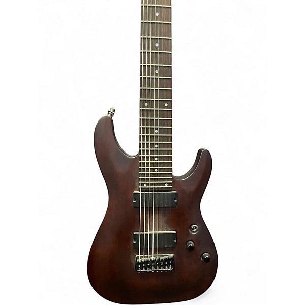 Used Schecter Guitar Research Omen 8 Burgundy Solid Body Electric Guitar