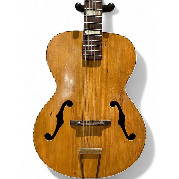 Vintage 1949 Silvertone Archtop Natural Acoustic Guitar