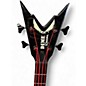 Used Dean Dime Razorback V 4 String Black Electric Bass Guitar