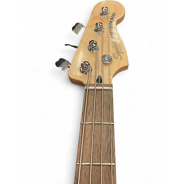 Used Squier Precision Bass 2 Tone Sunburst Electric Bass Guitar