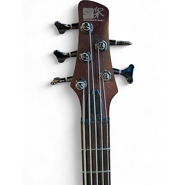 Used Ibanez SR505 5 String Walnut Electric Bass Guitar