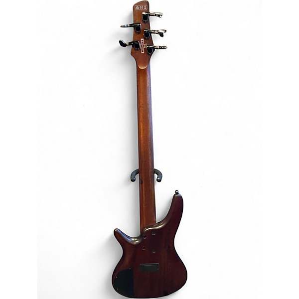 Used Ibanez SR505 5 String Walnut Electric Bass Guitar