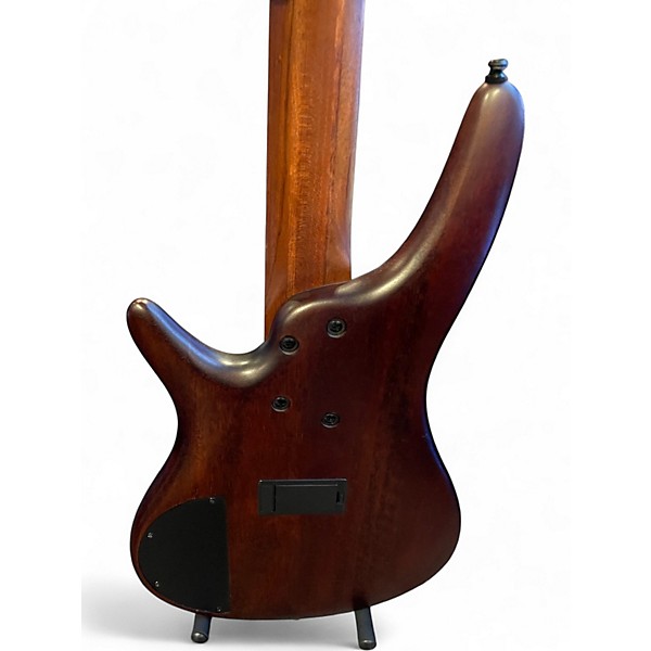 Used Ibanez SR505 5 String Walnut Electric Bass Guitar