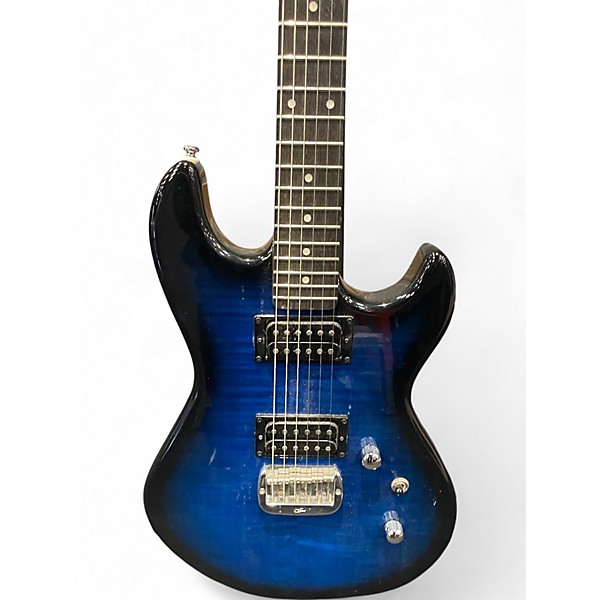 Used G&L Jerry Cantrell Signature Superhawk Deluxe Blue to Black Fade Solid Body Electric Guitar