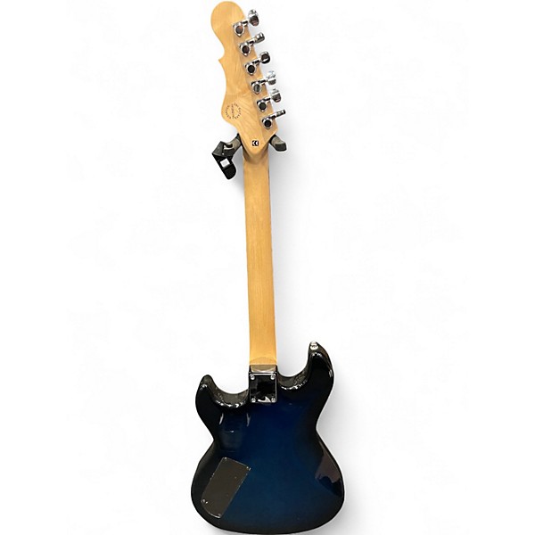 Used G&L Jerry Cantrell Signature Superhawk Deluxe Blue to Black Fade Solid Body Electric Guitar