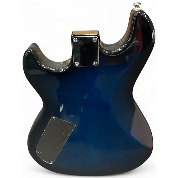 Used G&L Jerry Cantrell Signature Superhawk Deluxe Blue to Black Fade Solid Body Electric Guitar