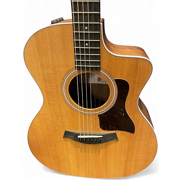 Used Taylor 214CE Natural Acoustic Electric Guitar