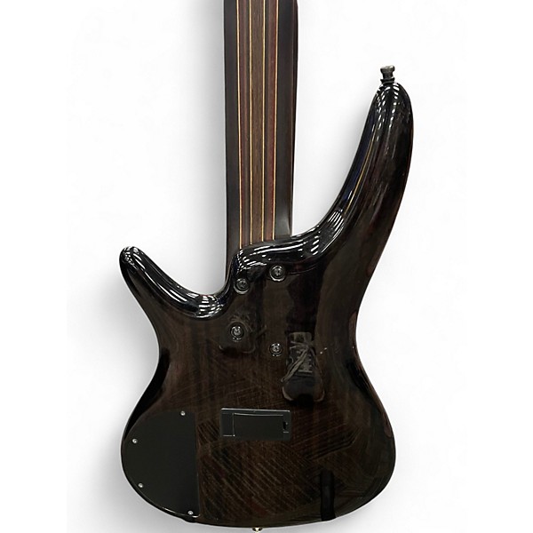 Used Ibanez sr2605 blue burl burst Electric Bass Guitar