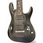Used Schecter Guitar Research Damien Platinum Black Solid Body Electric Guitar