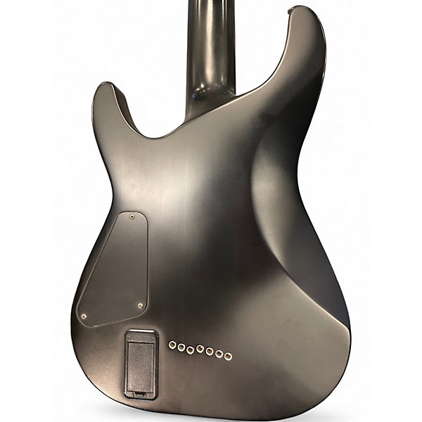 Used Schecter Guitar Research Damien Platinum Black Solid Body Electric Guitar