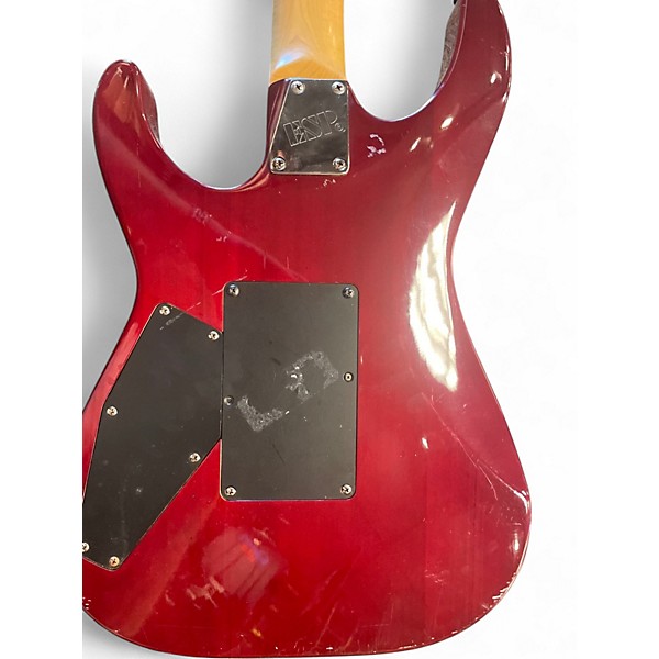 Used ESP LTD M100FM Red Solid Body Electric Guitar