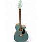 Used Fender Newporter Player TEAL BLUE Acoustic Electric Guitar thumbnail