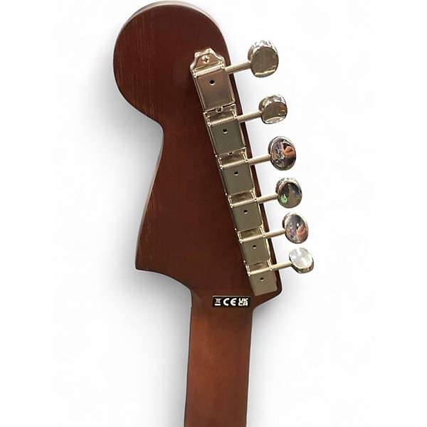 Used Fender Newporter Player TEAL BLUE Acoustic Electric Guitar