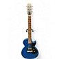 Used 2011 Gibson Les Paul Melody Maker satin blue Solid Body Electric Guitar thumbnail