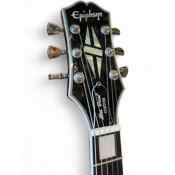 Used Epiphone Jerry Cantrell "Wino" Les Paul Custom Wine Red Solid Body Electric Guitar