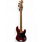 Used Fender Standard Precision Bass Candy Apple Red Electric Bass Guitar thumbnail
