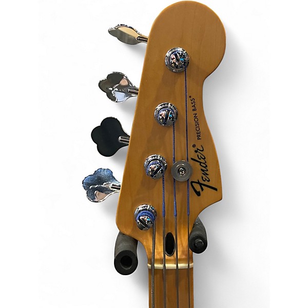 Used Fender Standard Precision Bass Candy Apple Red Electric Bass Guitar