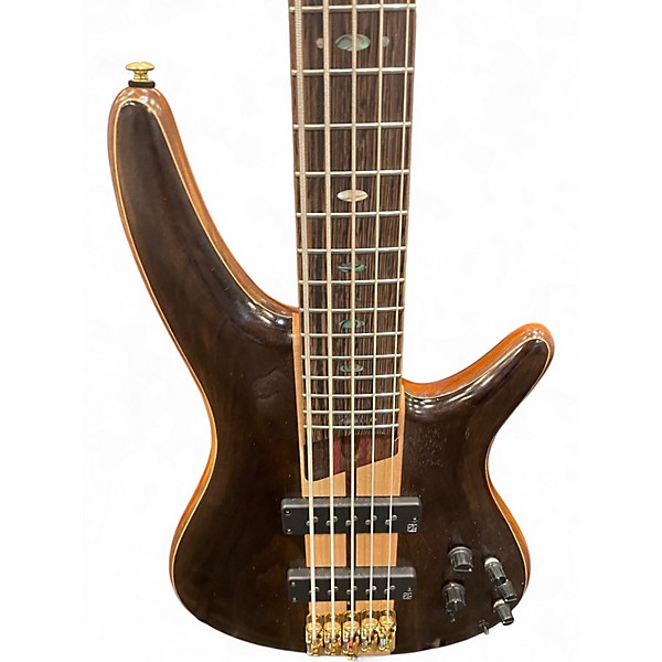 Used Ibanez sr1355b Worn Brown Electric Bass Guitar