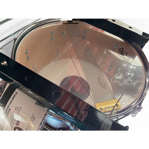 Used Orange County Drum & Percussion 13in Maple Ash Snare Drum   Chestnut Matte Drum