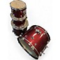 Used Ludwig 5 Piece Backbeat Ruby Drum Kit