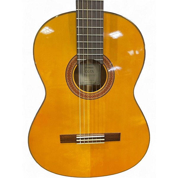 Used Yamaha CG-TA Natural Classical Acoustic Electric Guitar