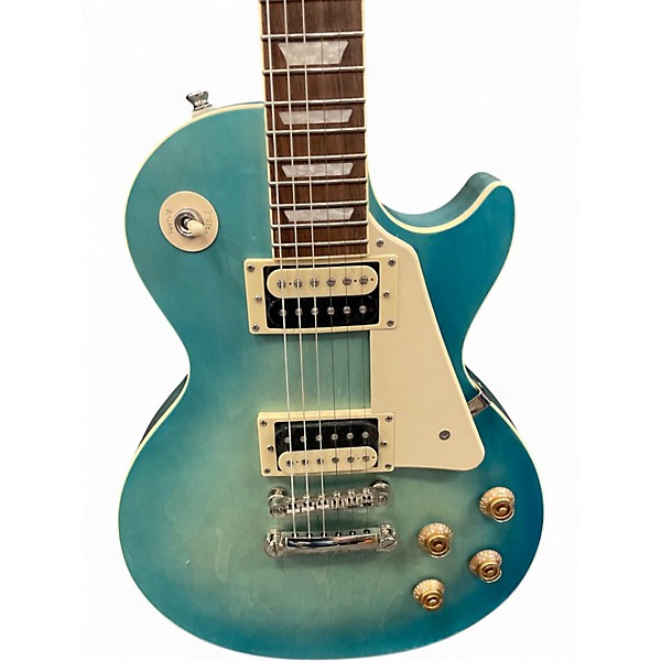 Used Epiphone Les Paul Traditional Pro IV BLUE  Solid Body Electric Guitar