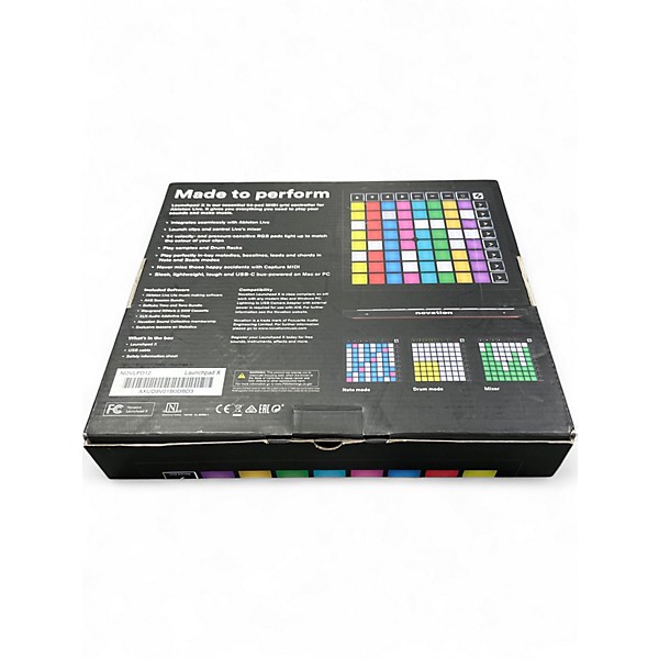 Used Novation LAUNCH PAD X MIDI Controller