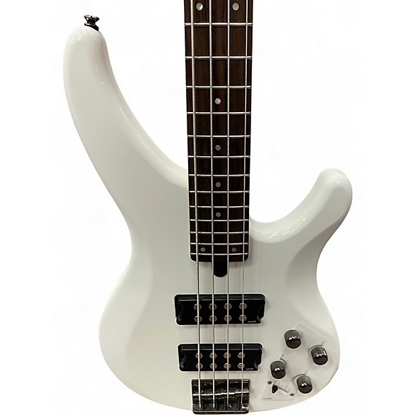 Used Yamaha TRBX304 White Electric Bass Guitar