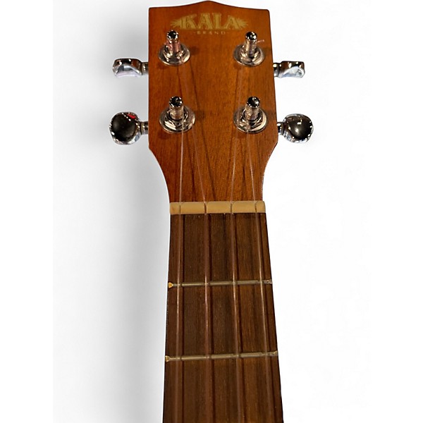 Used Kala LTP-MH White and Brown Ukulele