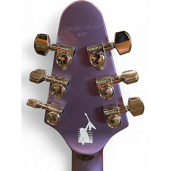 Used Epiphone Kirk Hammett '79 Flying V Purple Solid Body Electric Guitar