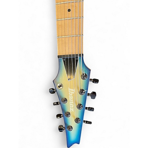 Used Ibanez RG852 Flame Maple Blue Solid Body Electric Guitar