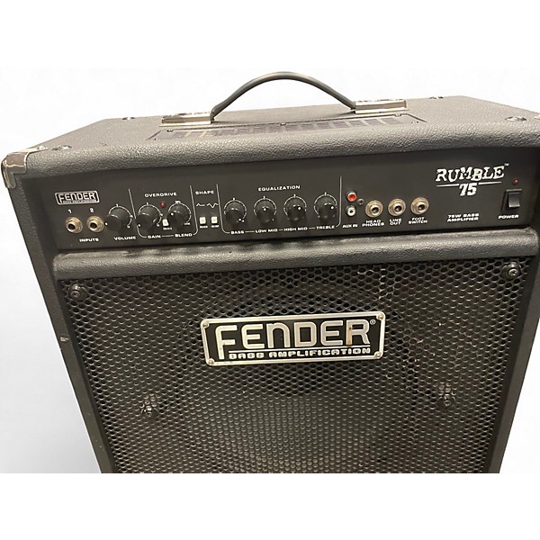 Used Fender Rumble 75 75W 1x12 Bass Combo Amp