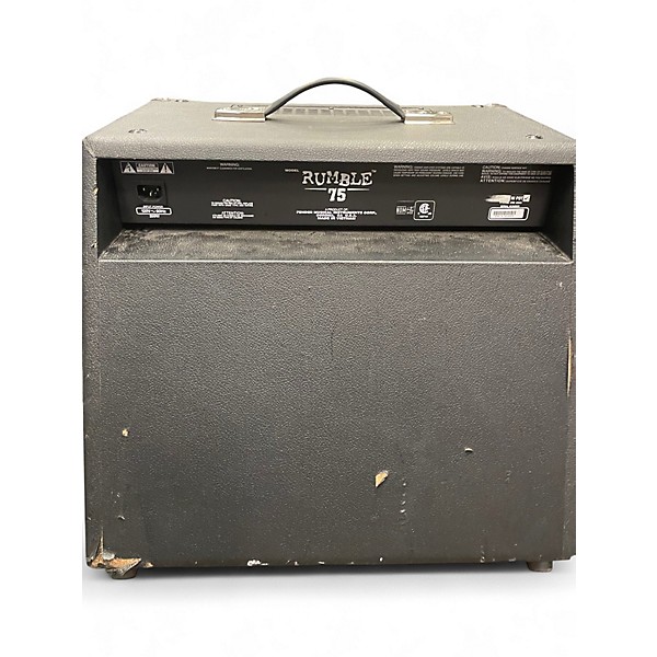 Used Fender Rumble 75 75W 1x12 Bass Combo Amp